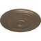 Ekena Millwork Reece Ceiling Medallion (Fits Canopies up to 6 3/4"), Hand-Painted Warm Silver, 21"OD x 1 1/4"P CM21REWSS - alternate 2